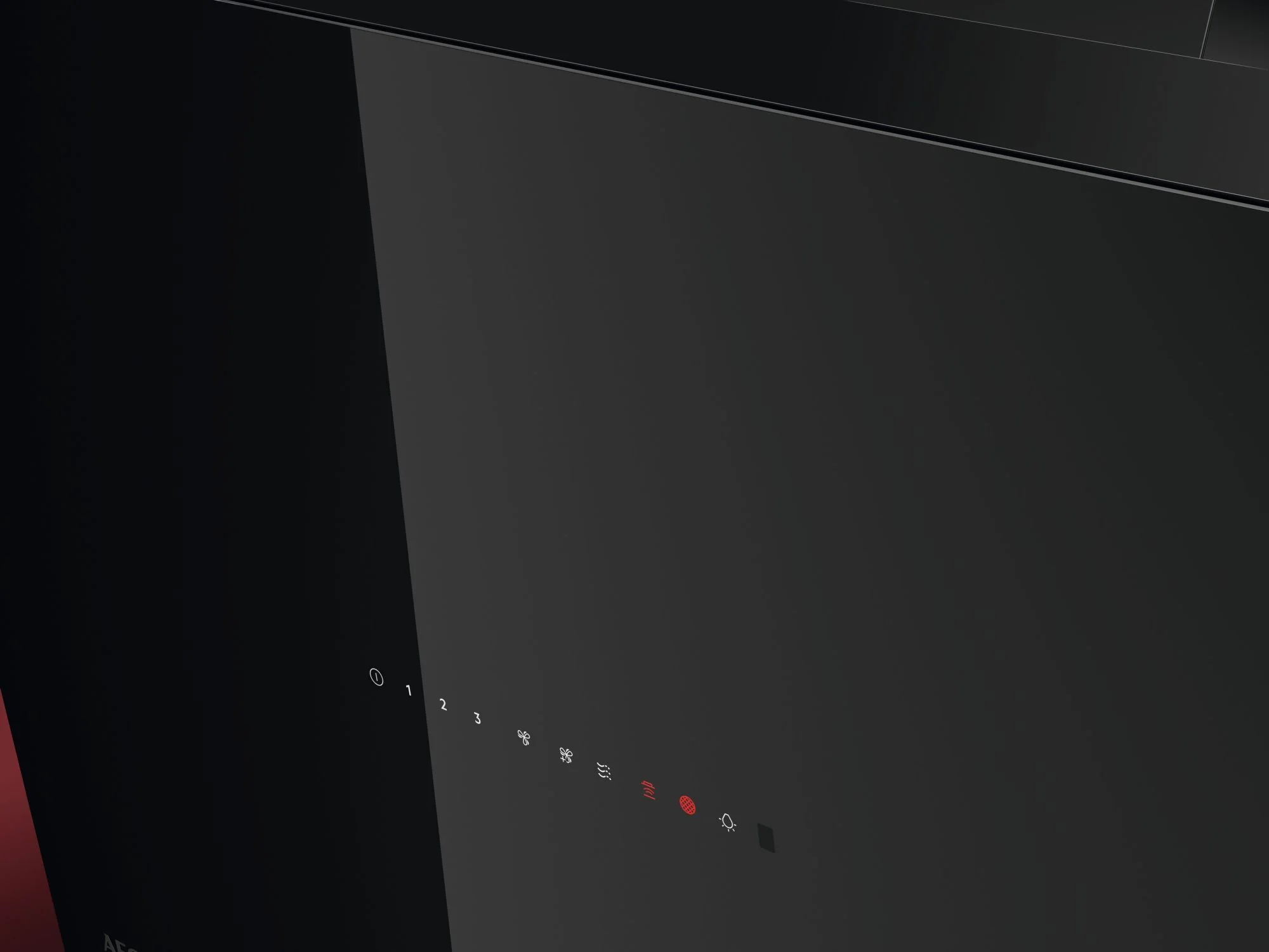AEG Angled Hood GV77D91SB - Black Glass - Image 5
