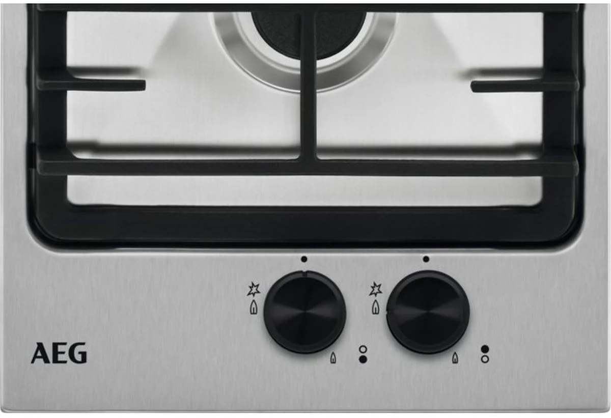 AEG Gas Domino HGX3220SM - Stainless Steel - Image 2