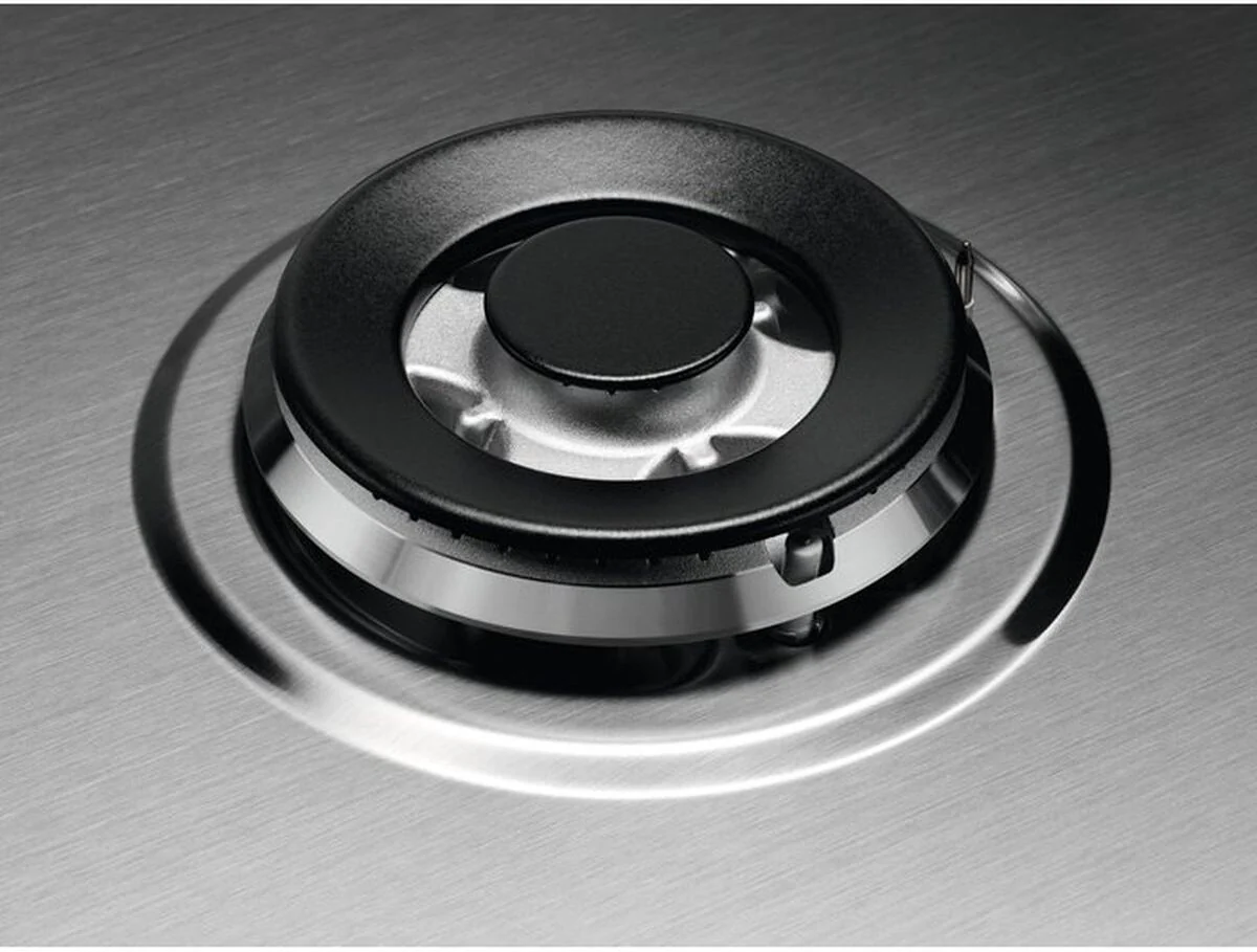 AEG Gas Hob HGX95320SM - Stainless Steel - Image 4