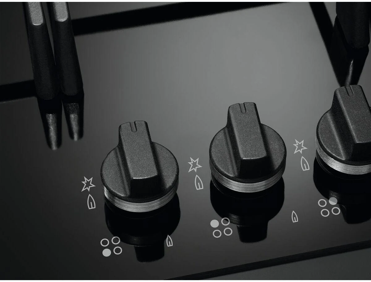 AEG Gas Hob HKB64450NB - Black - Image 3