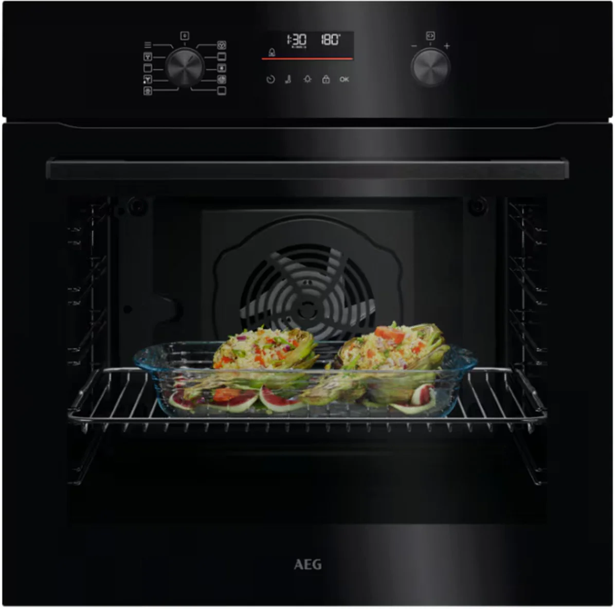 AEG Single Oven Electric OU5PB40XK - Gloss Black
