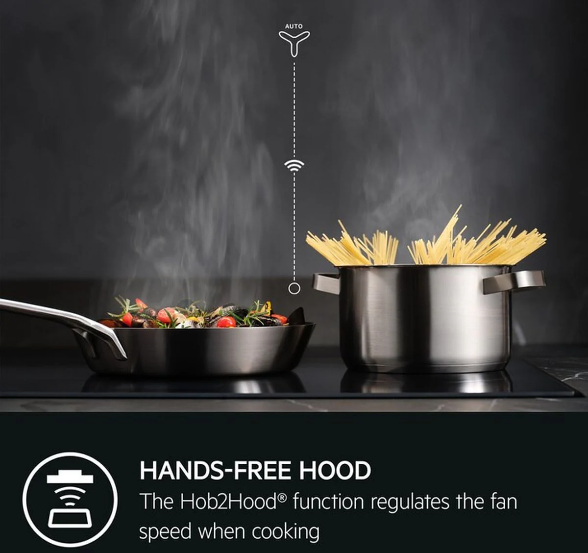 AEG Telescopic Hood GDP869PB - Black - Image 3