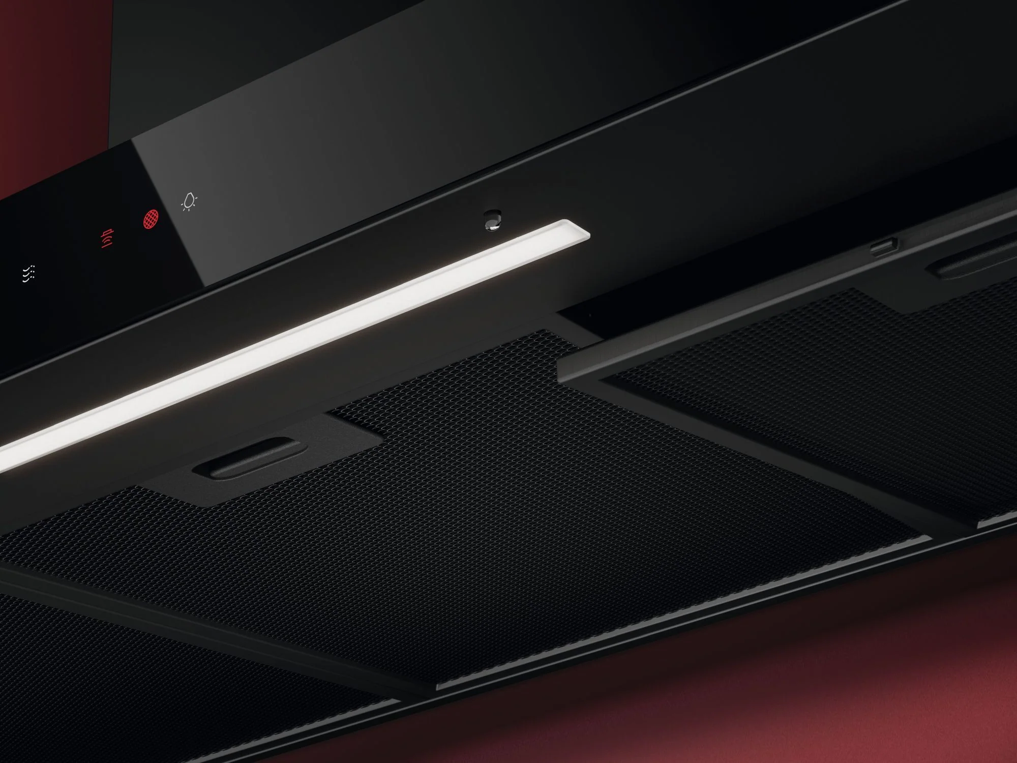 AEG Wall Mounted Hood GB67D91HB - Gloss Black - Image 7