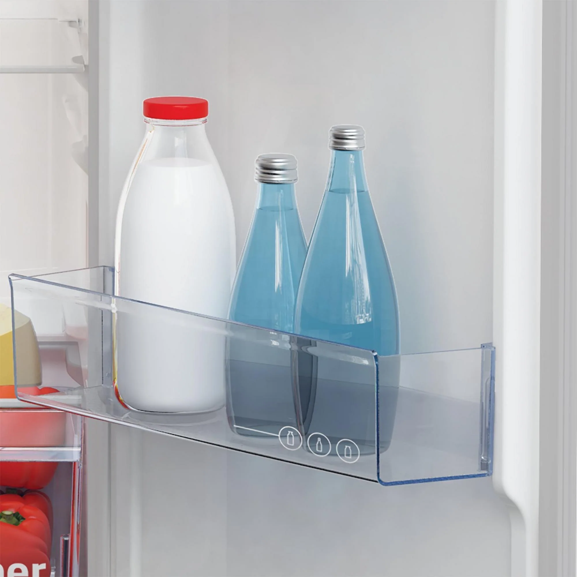 Beko Freestanding Larder Fridge LSG4545W - White - Image 4