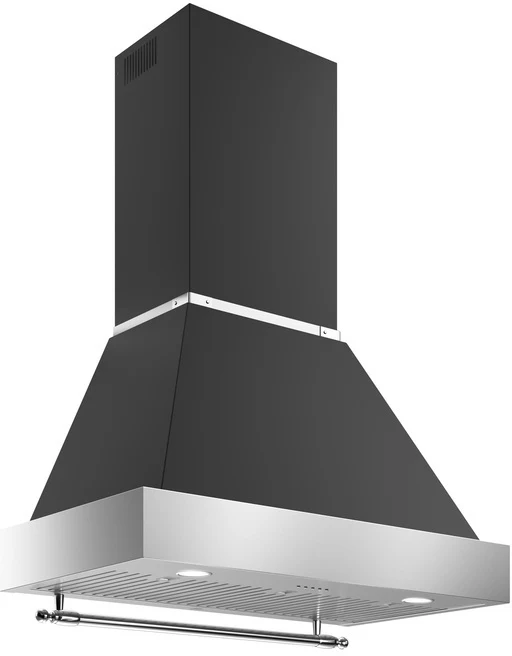 Bertazzoni Chimney Hood KC36HERTNE-K100HERTX - Black