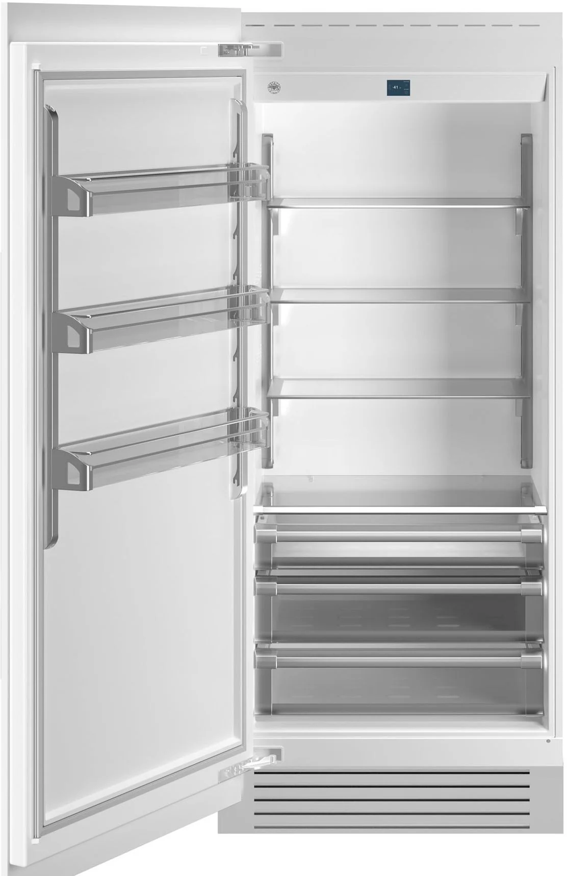 Bertazzoni Built In Larder Fridge LRD905UBLXTT - Stainless Steel - Image 2