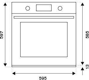 Bertazzoni Single Oven Electric F6011MODPLN - Carbonio - Image 4
