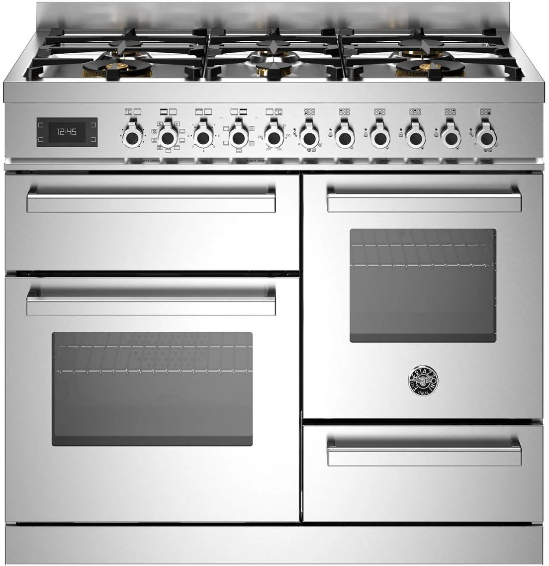Bertazzoni Range Cooker Dual Fuel PRO106L3EXT2 - Stainless Steel