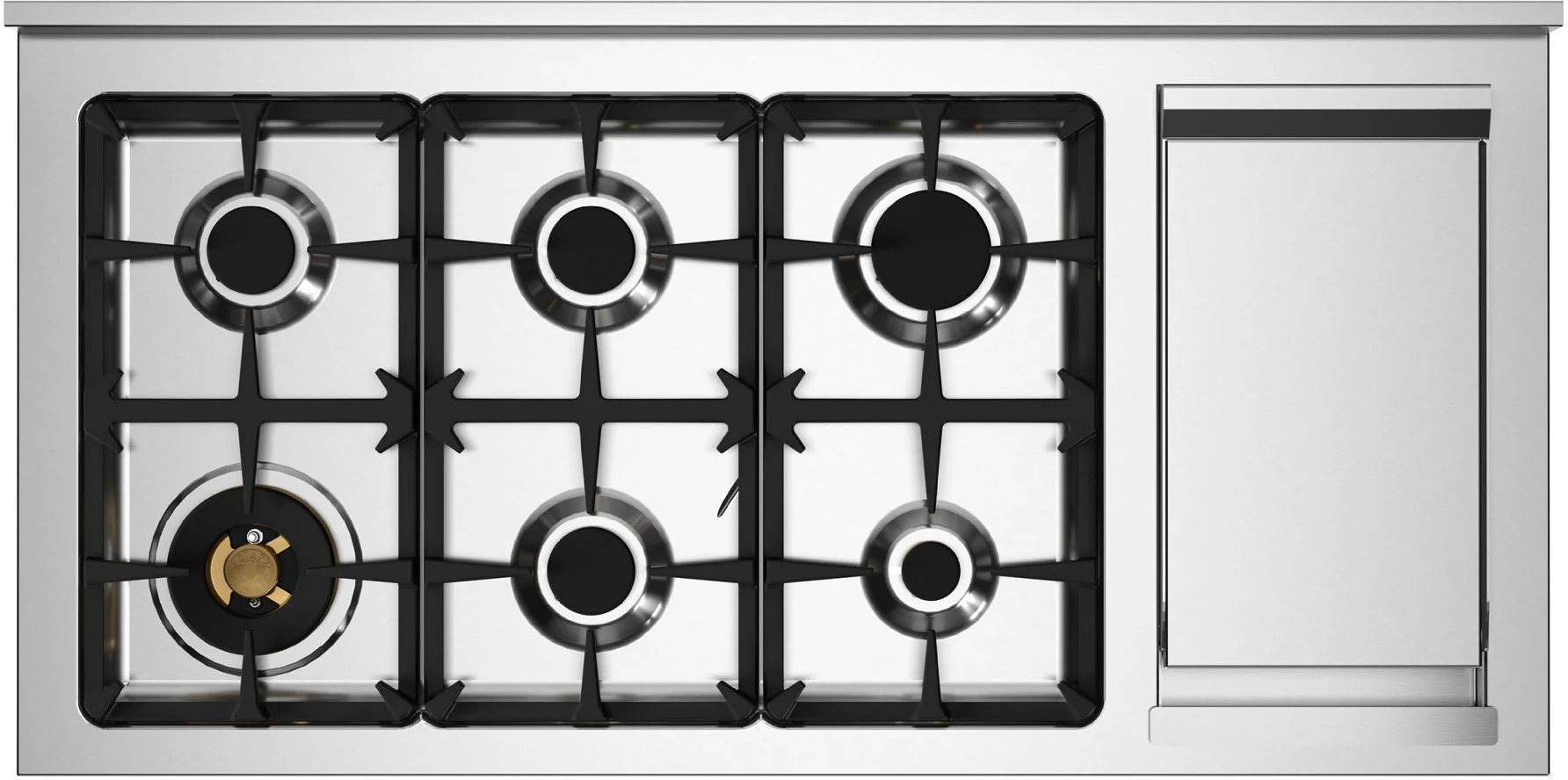 Bertazzoni Range Cooker Dual Fuel PRO126G2EBIT2 - White - Image 2