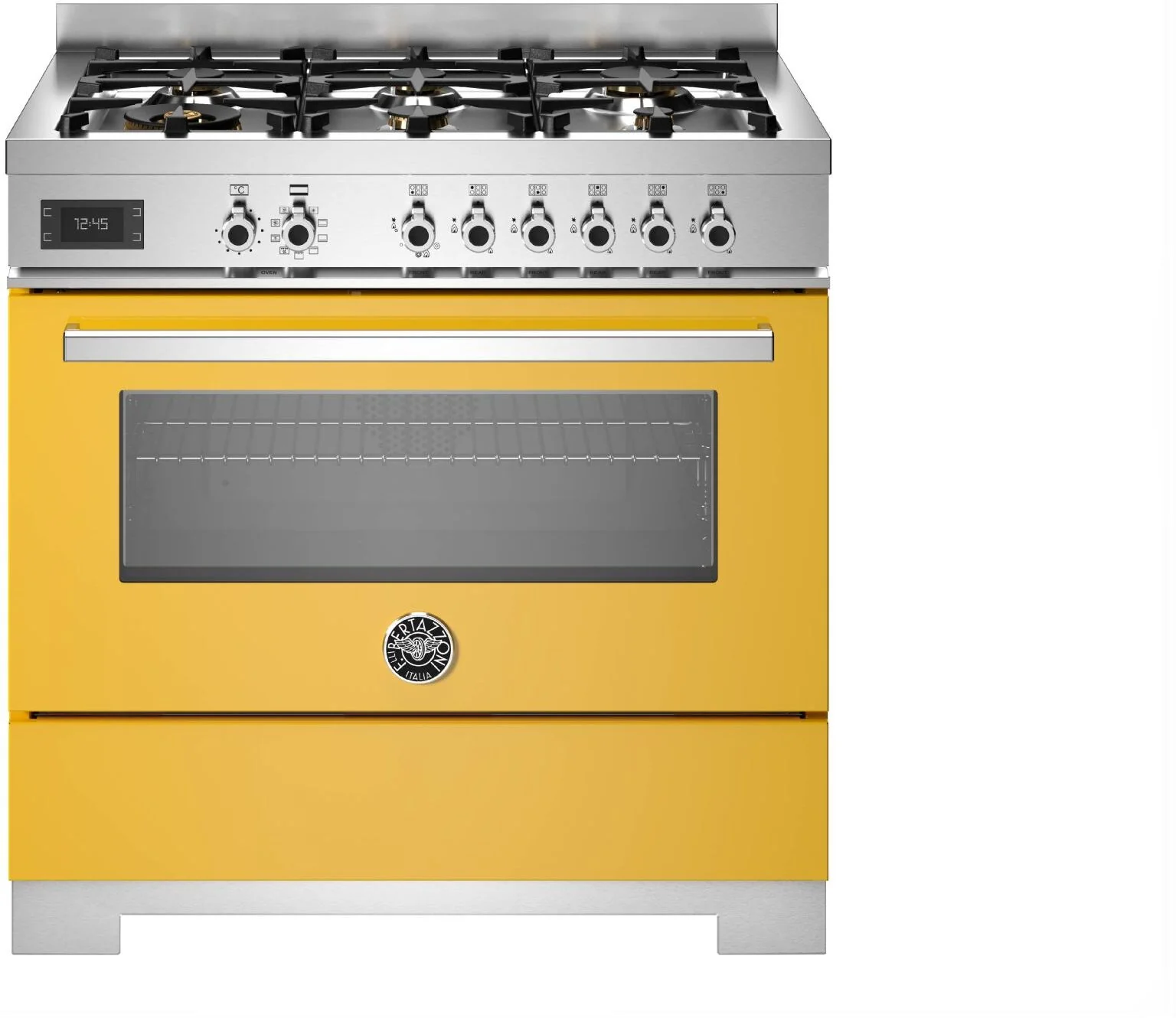 Bertazzoni Range Cooker Dual Fuel PRO96L1EGIT2 - Yellow