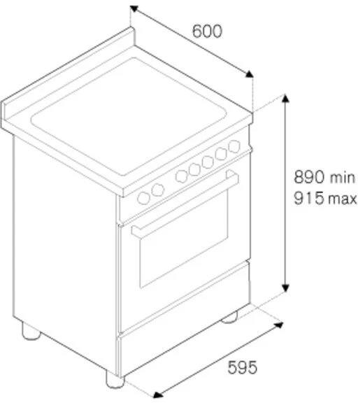 Bertazzoni Slot In Cooker Dual Fuel MAS64L1EXC - Stainless Steel - Image 2