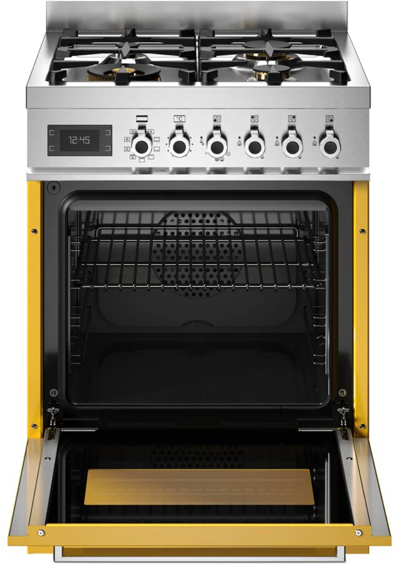 Bertazzoni Slot In Cooker Dual Fuel PRO64L1EGIT2 - Yellow - Image 2