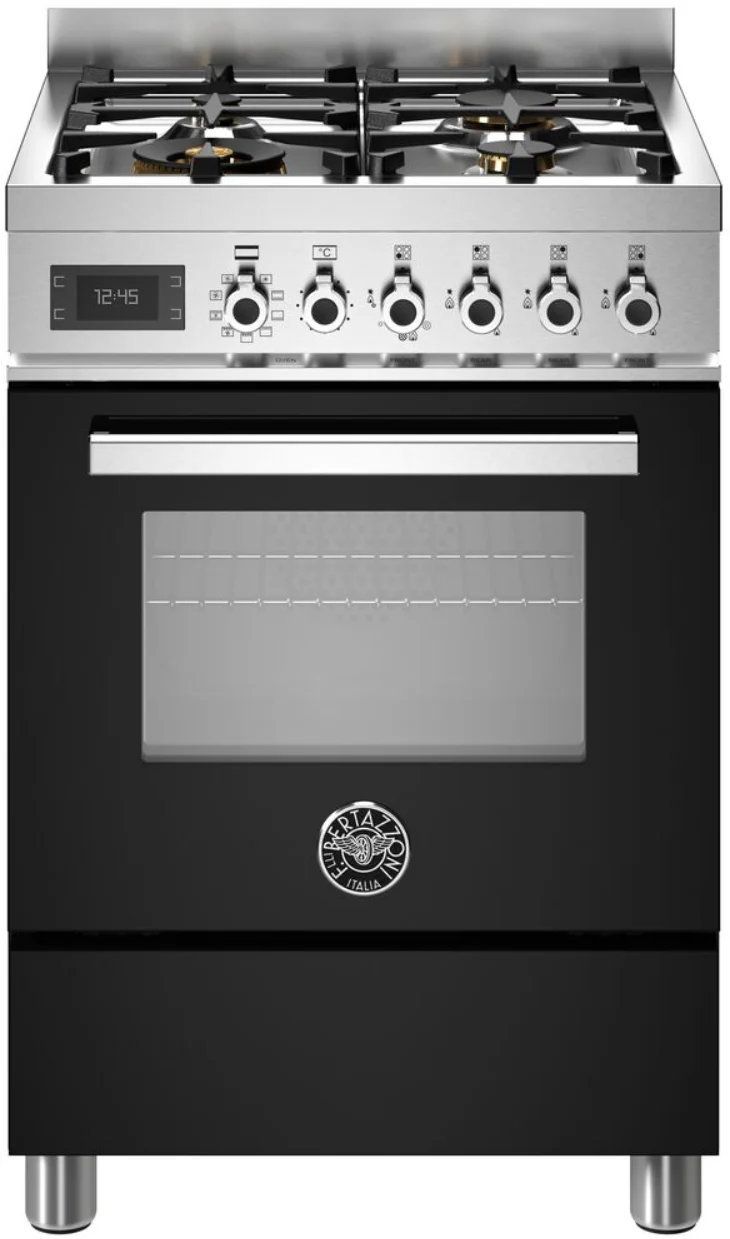Bertazzoni Slot In Cooker Dual Fuel PRO64L1ENET2 - Black