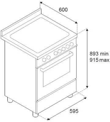 Bertazzoni Slot In Cooker Dual Fuel PRO64L1ENET2 - Black - Image 5