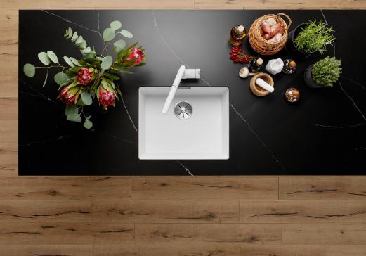 Blanco 1.0 Bowl Sink BLANCOSUBLINE-500U-WH-CER - Crystal White - Image 2