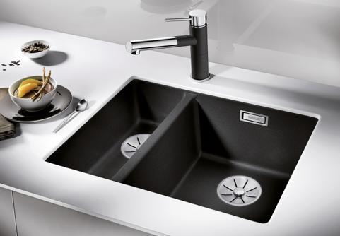 Blanco 1.5 Bowl Sink BLANCOSUBLINE-340-160U-RHB - Various Colours - Image 2