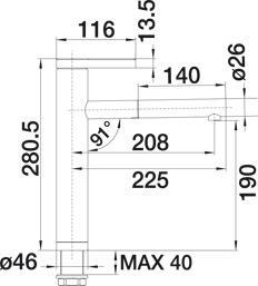 Blanco Tap 517591 - Chrome - Image 3