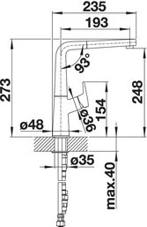 Blanco Tap 521277 - Chrome - Image 4