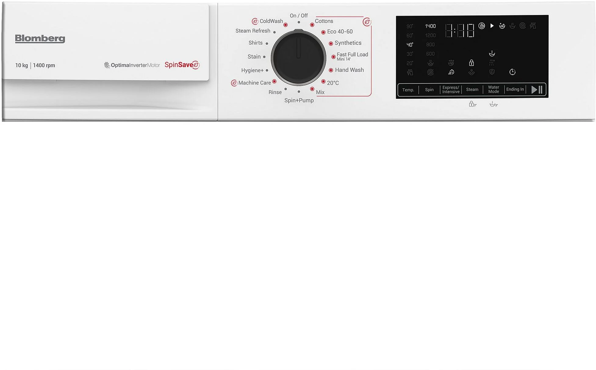 Blomberg Freestanding Washing Machine LWA210461W - White - Image 2