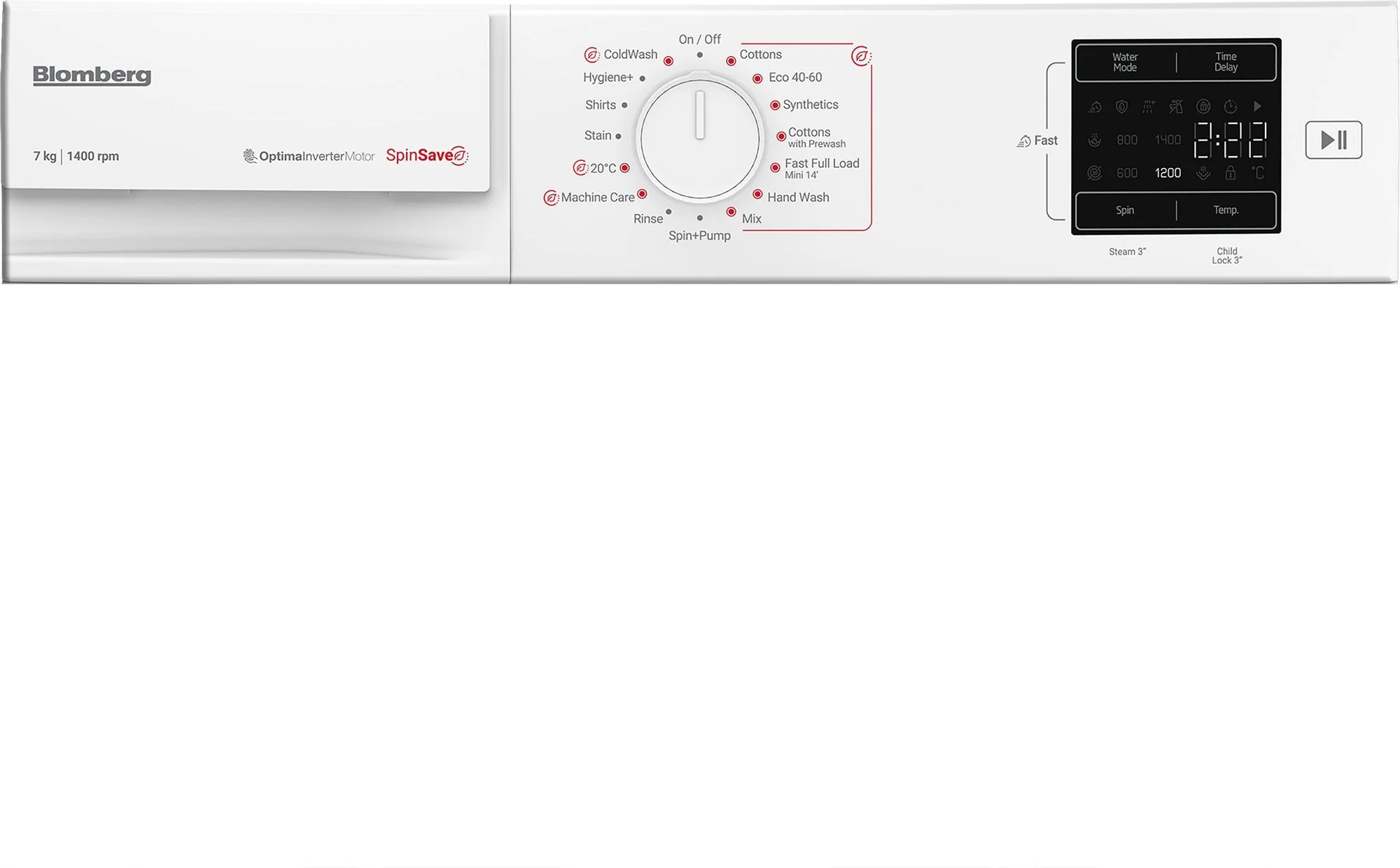 Blomberg Freestanding Washing Machine LWA27461W - White - Image 6