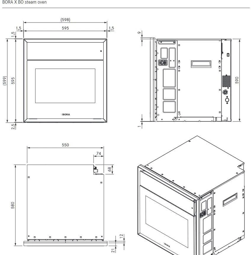 Bora Steam Oven XBO - Black - Image 3