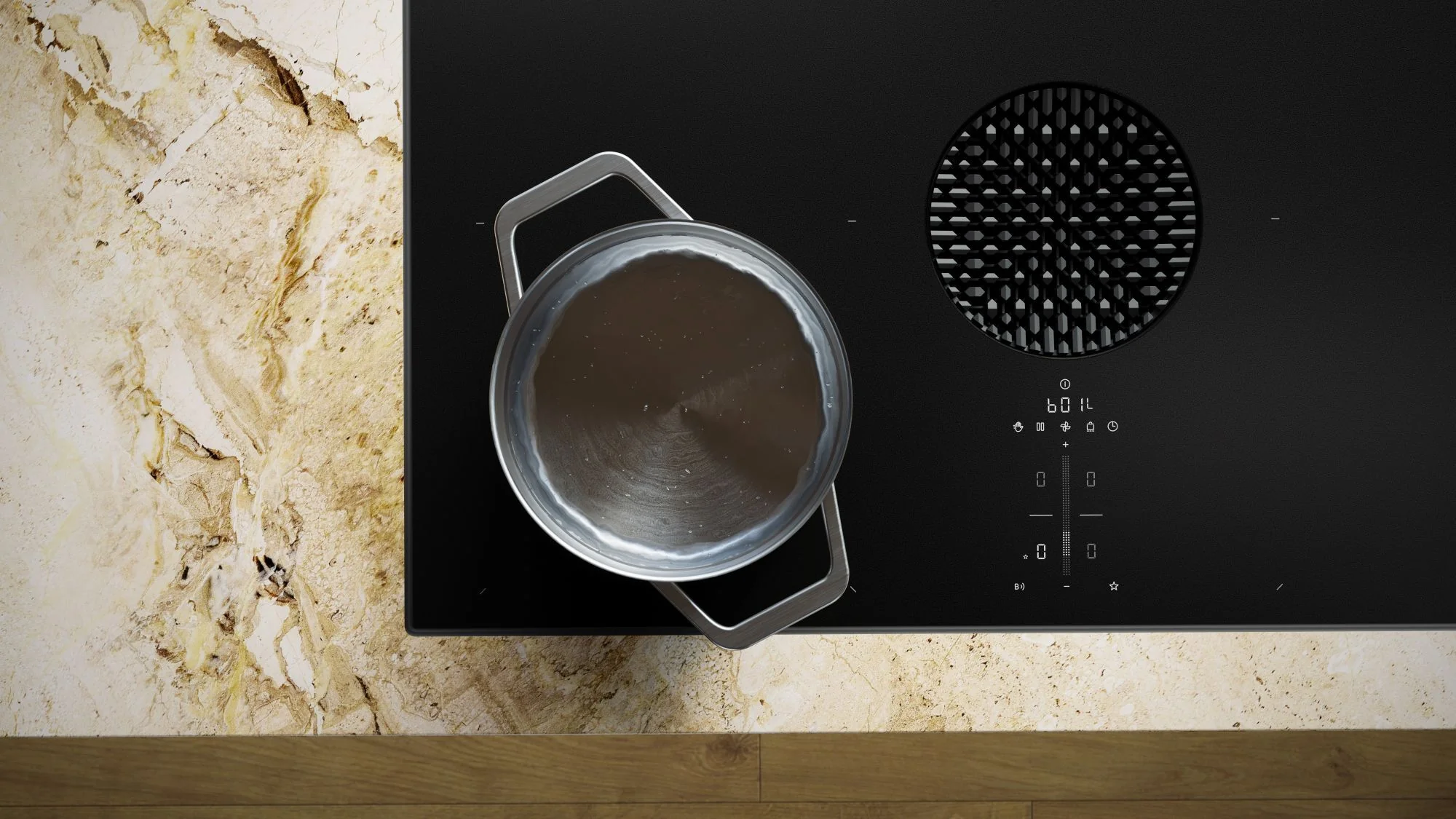 Bora Venting Hob PUXU2 - Black - Image 3