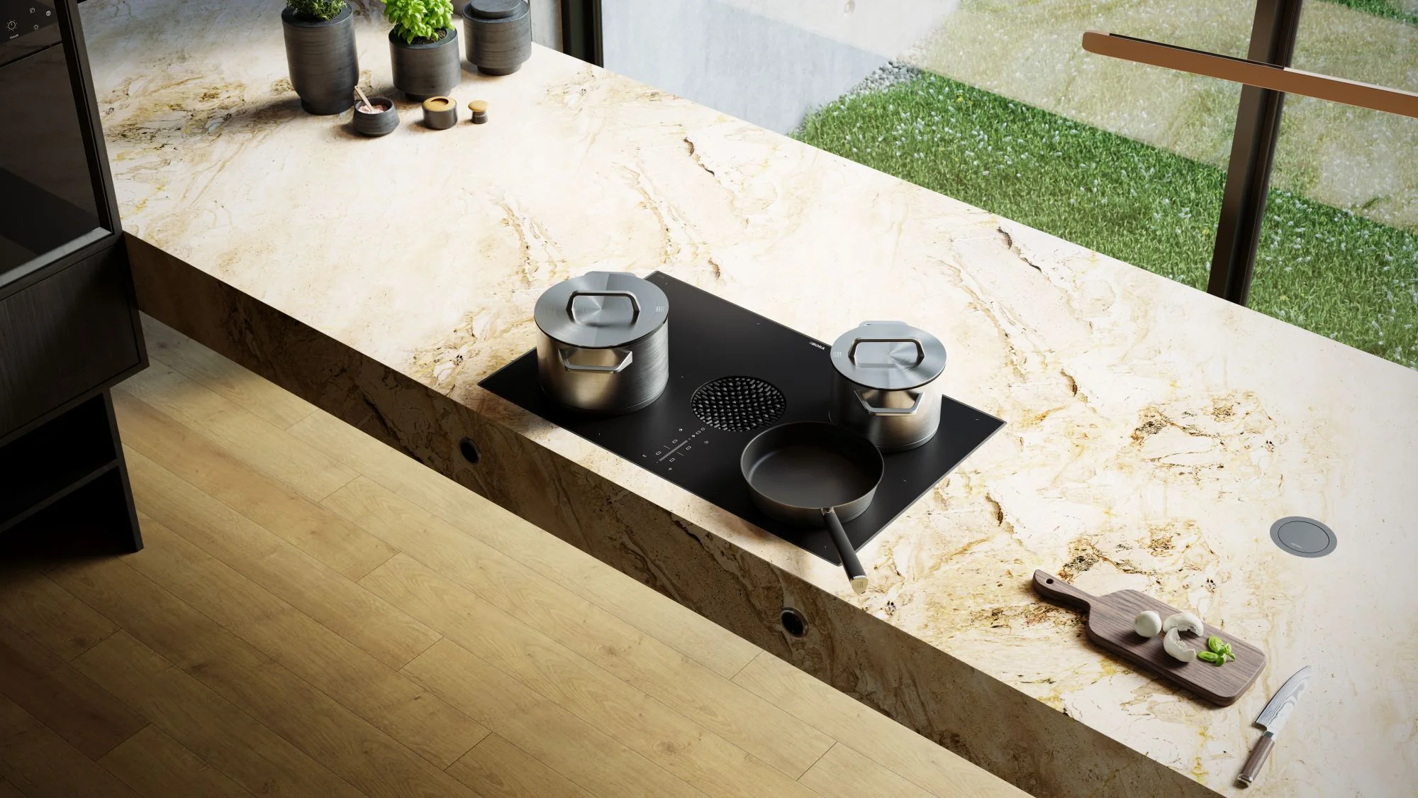 Bora Venting Hob PUXU2 - Black - Image 4