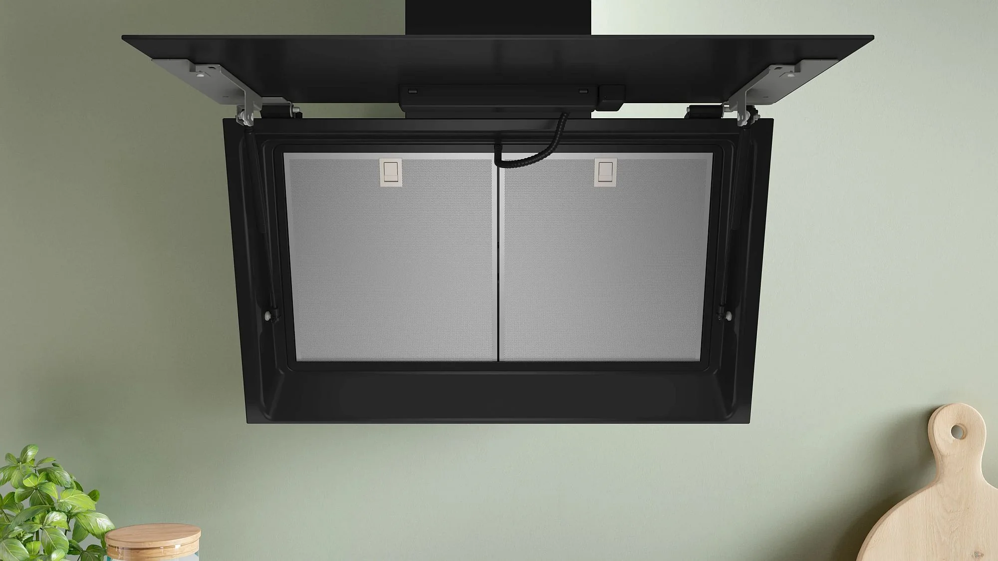 Bosch Angled Hood DWK81AN60B - Black - Image 5