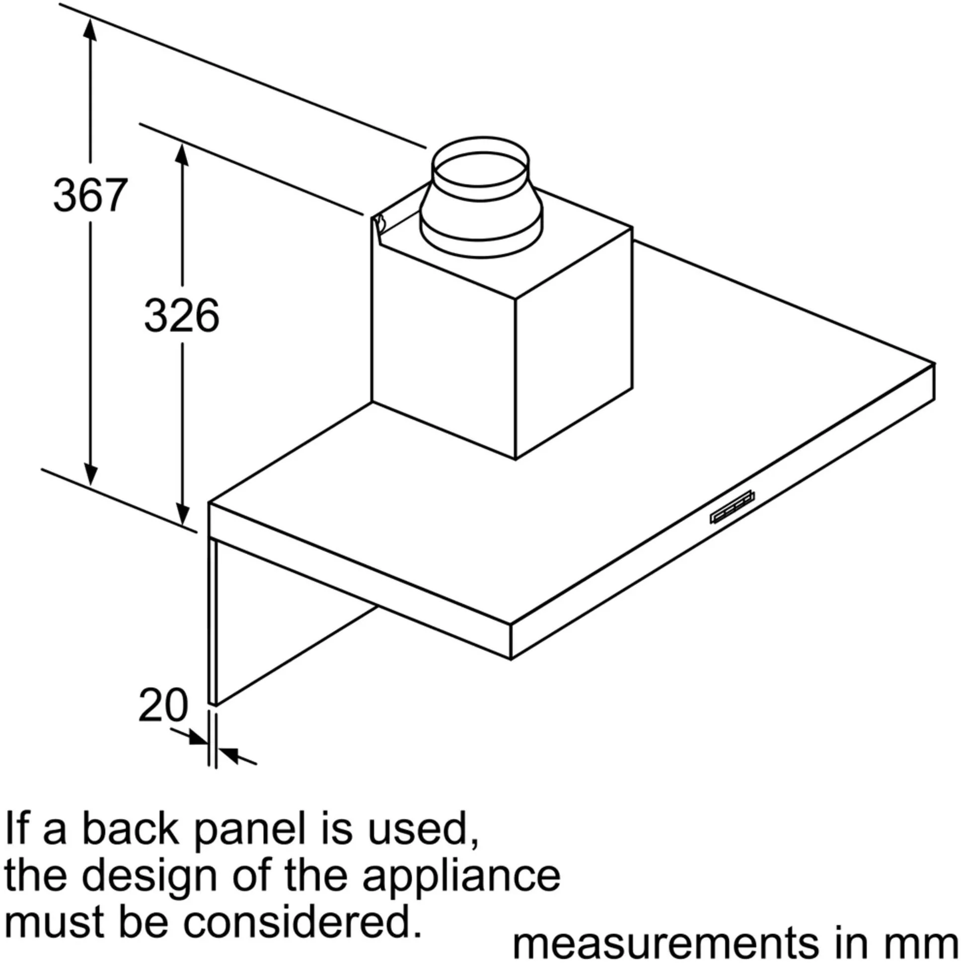 Bosch Chimney Hood DWB96BC60B - Black - Image 6