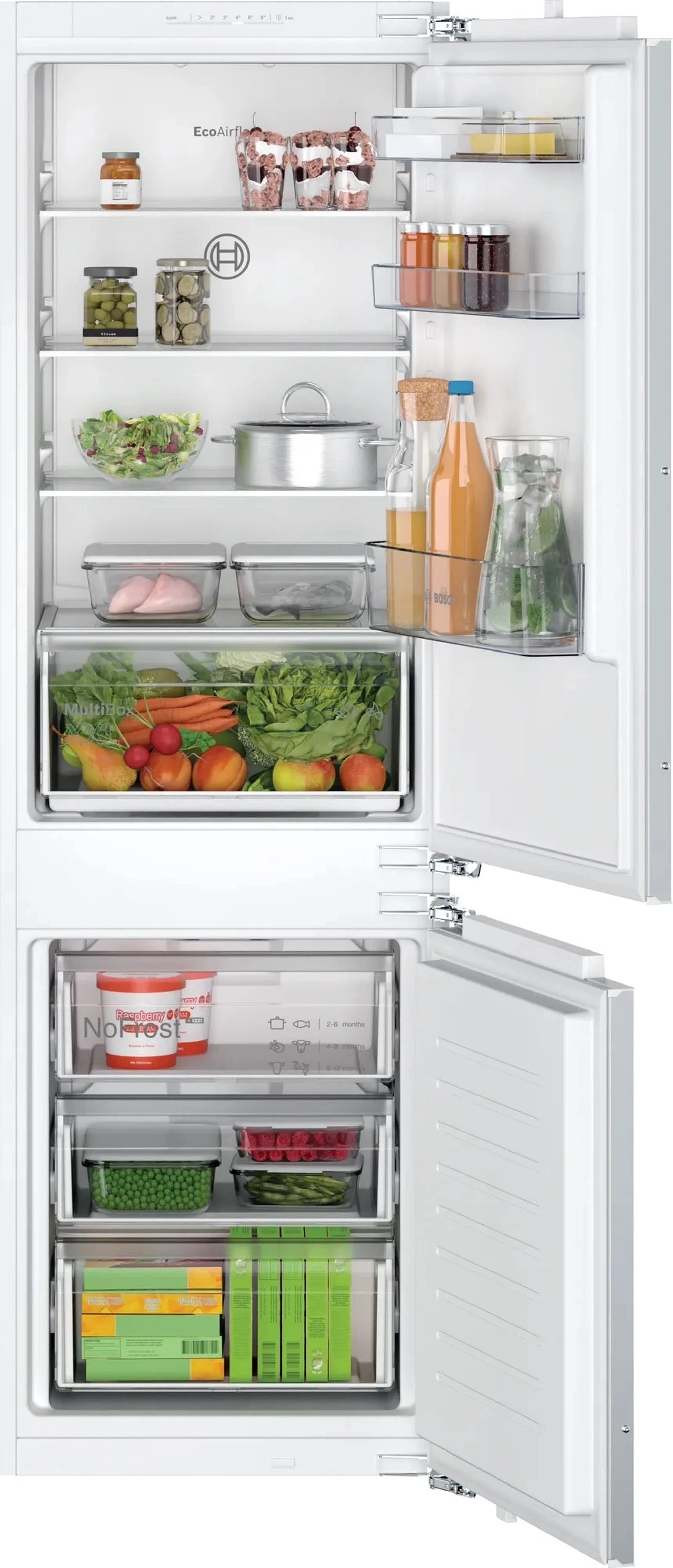Bosch Built In Fridge Freezer Frost Free KIN86NFE0G - Fully Integrated