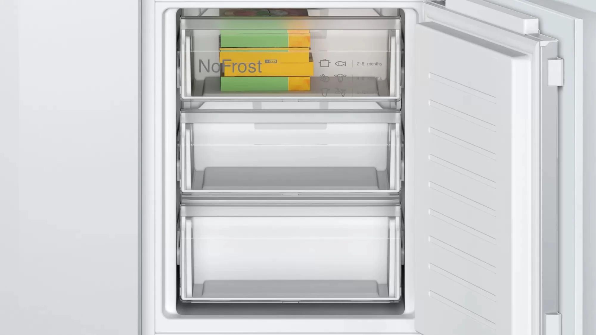 Bosch Built In Fridge Freezer Frost Free KIN86NFE0G - Fully Integrated - Image 5