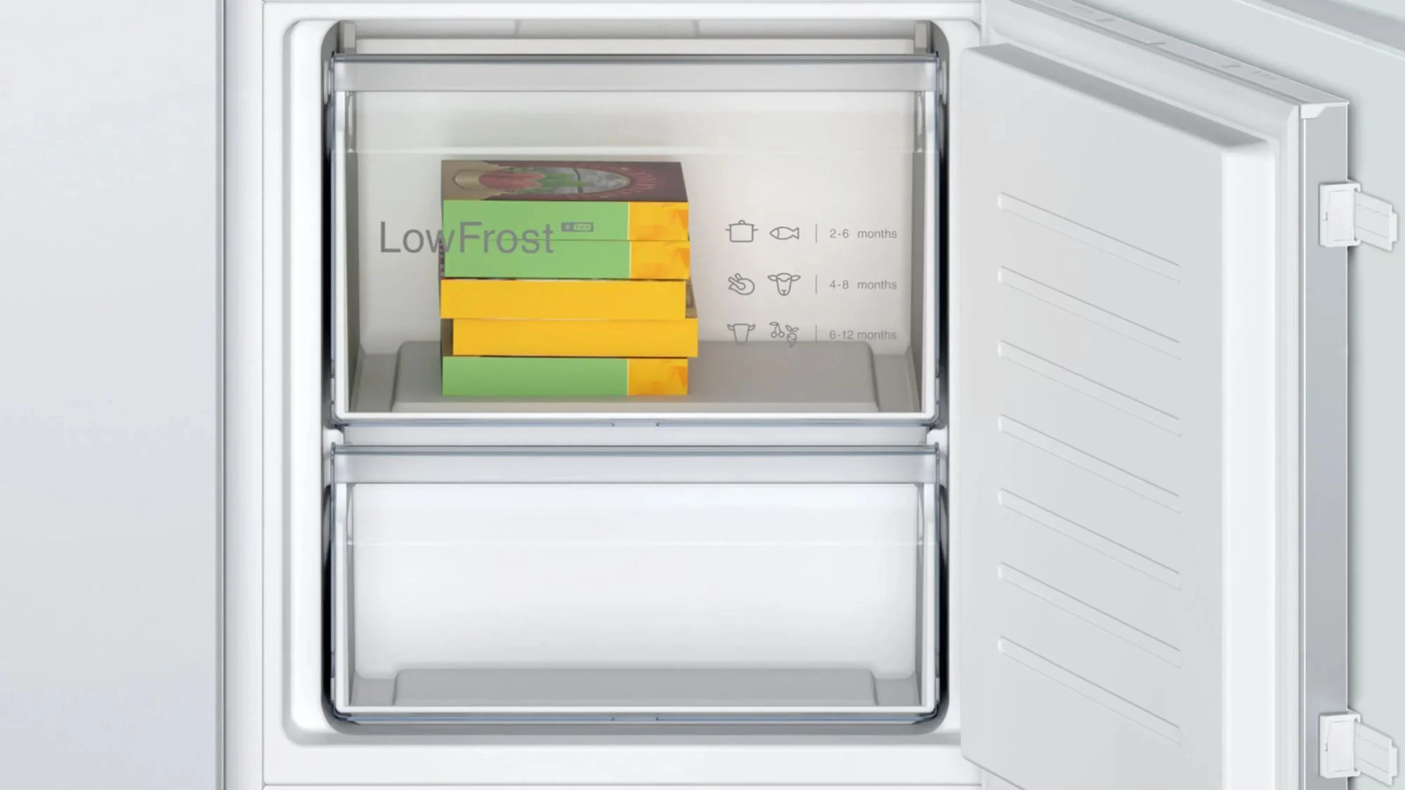 Bosch Built In Fridge Freezer Low Frost KIV87NSE0G - Fully Integrated - Image 6