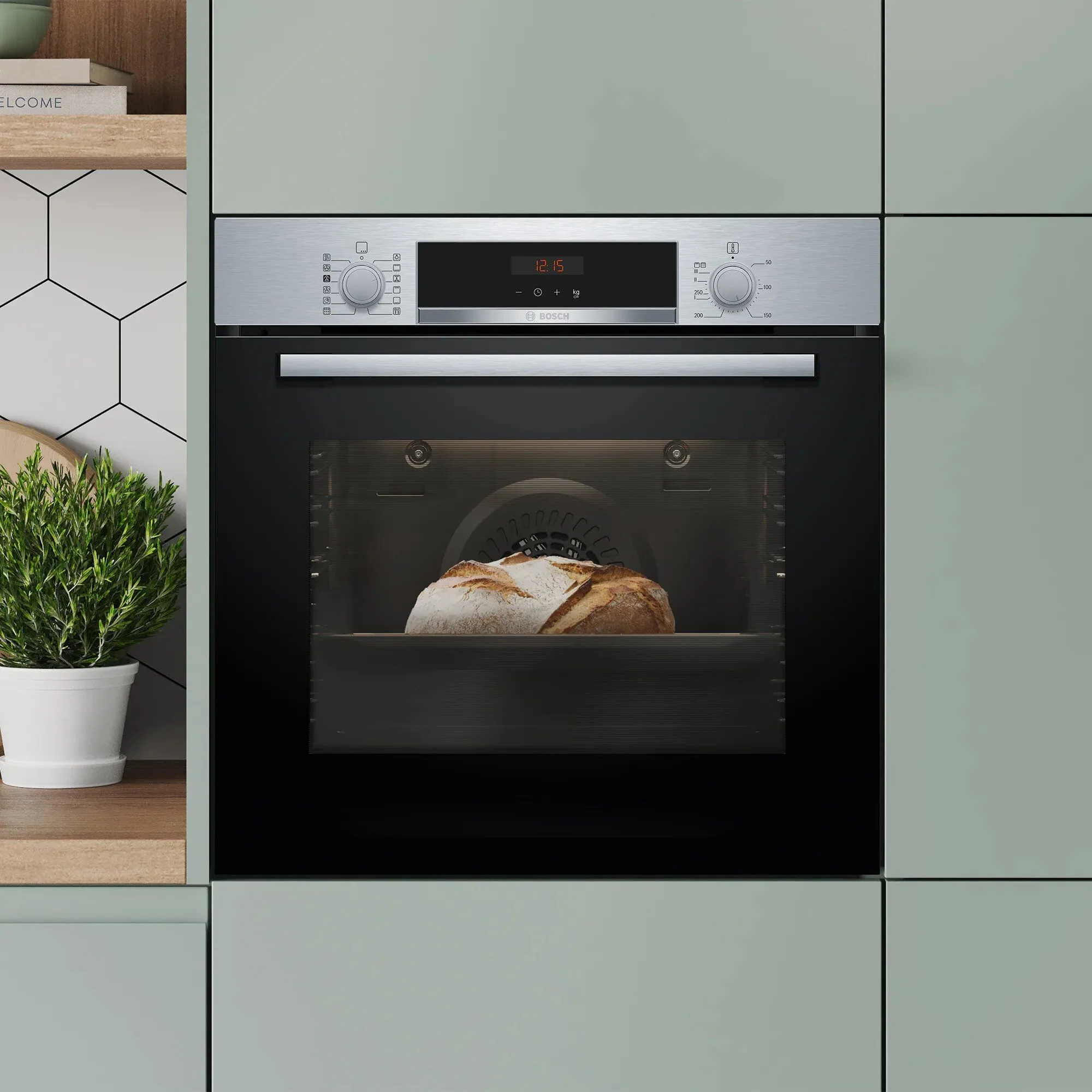 Bosch Single Oven Electric HQA574BS3B - Stainless Steel - Image 4