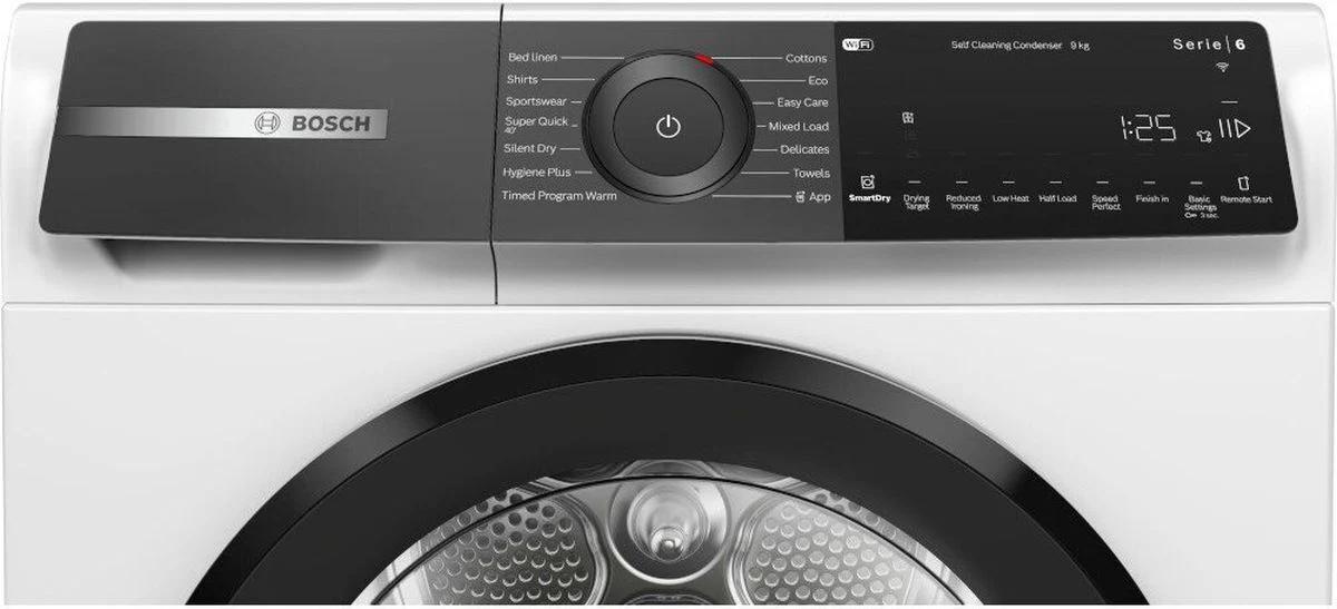 Bosch Freestanding Condenser Tumble Dryer Heat Pump WQH246D9GB - White - Image 4