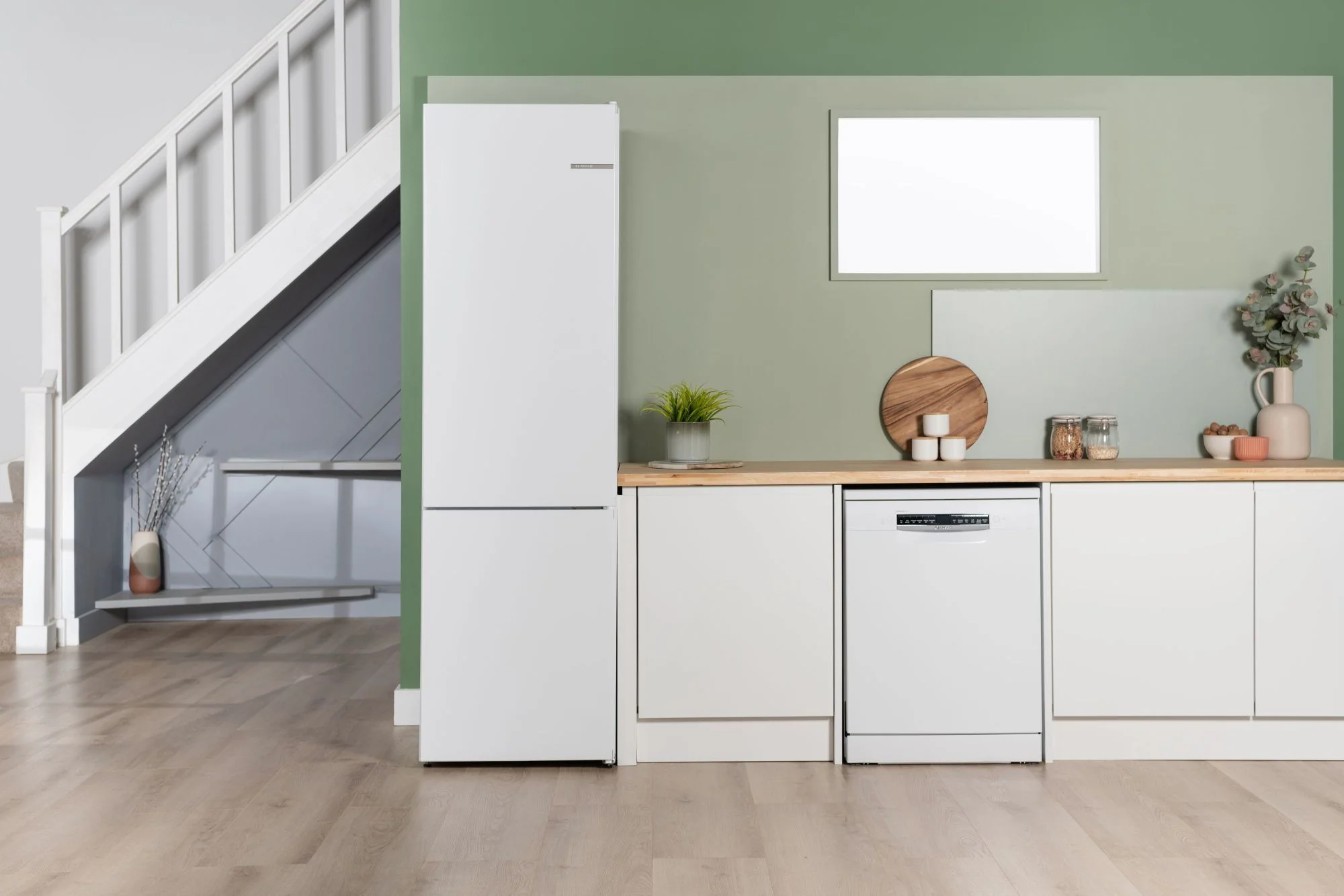 Bosch Freestanding Fridge Freezer Frost Free KGN392WDFG - White - Image 3