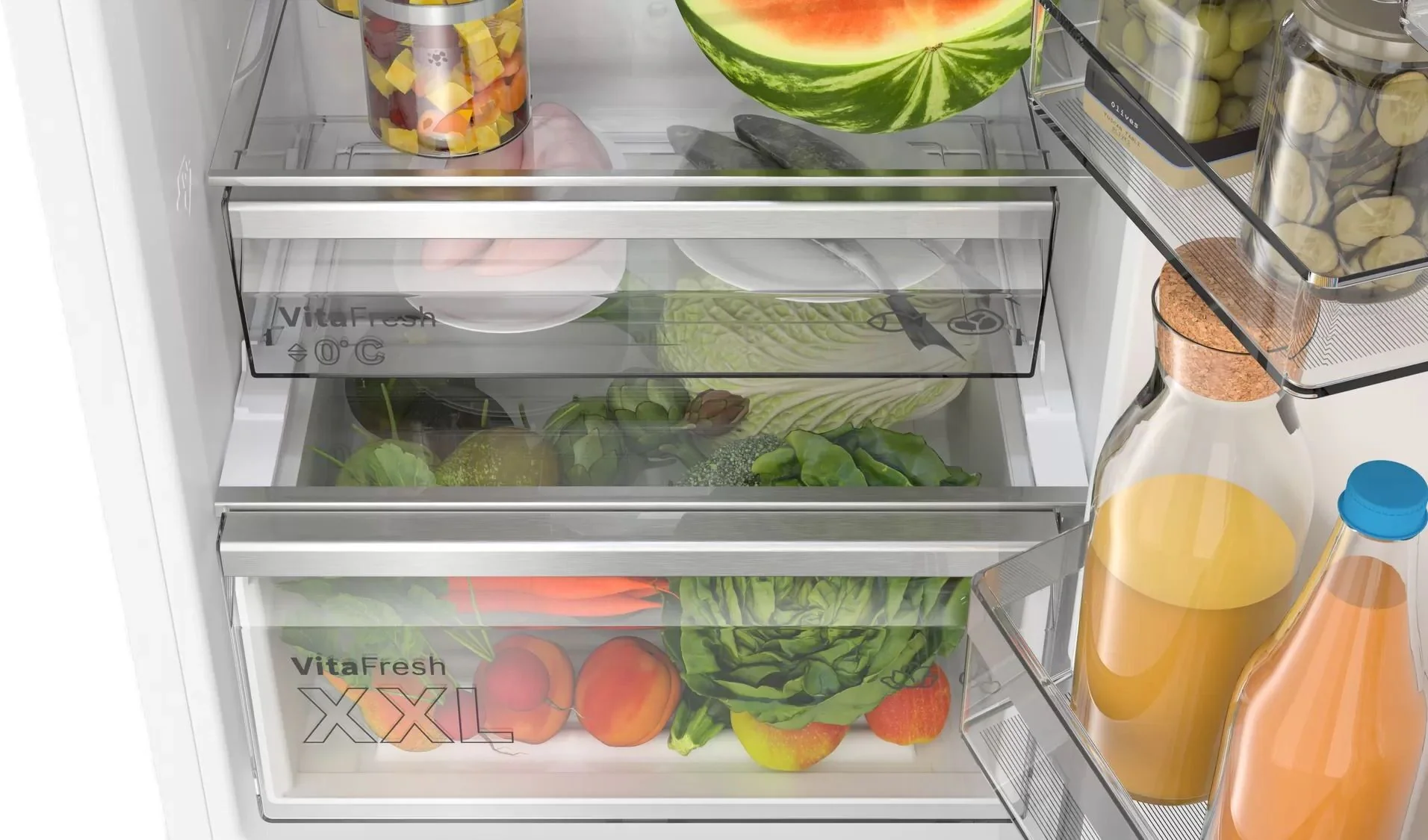 Bosch Freestanding Fridge Freezer Frost Free KGN39AWCTG - White - Image 6