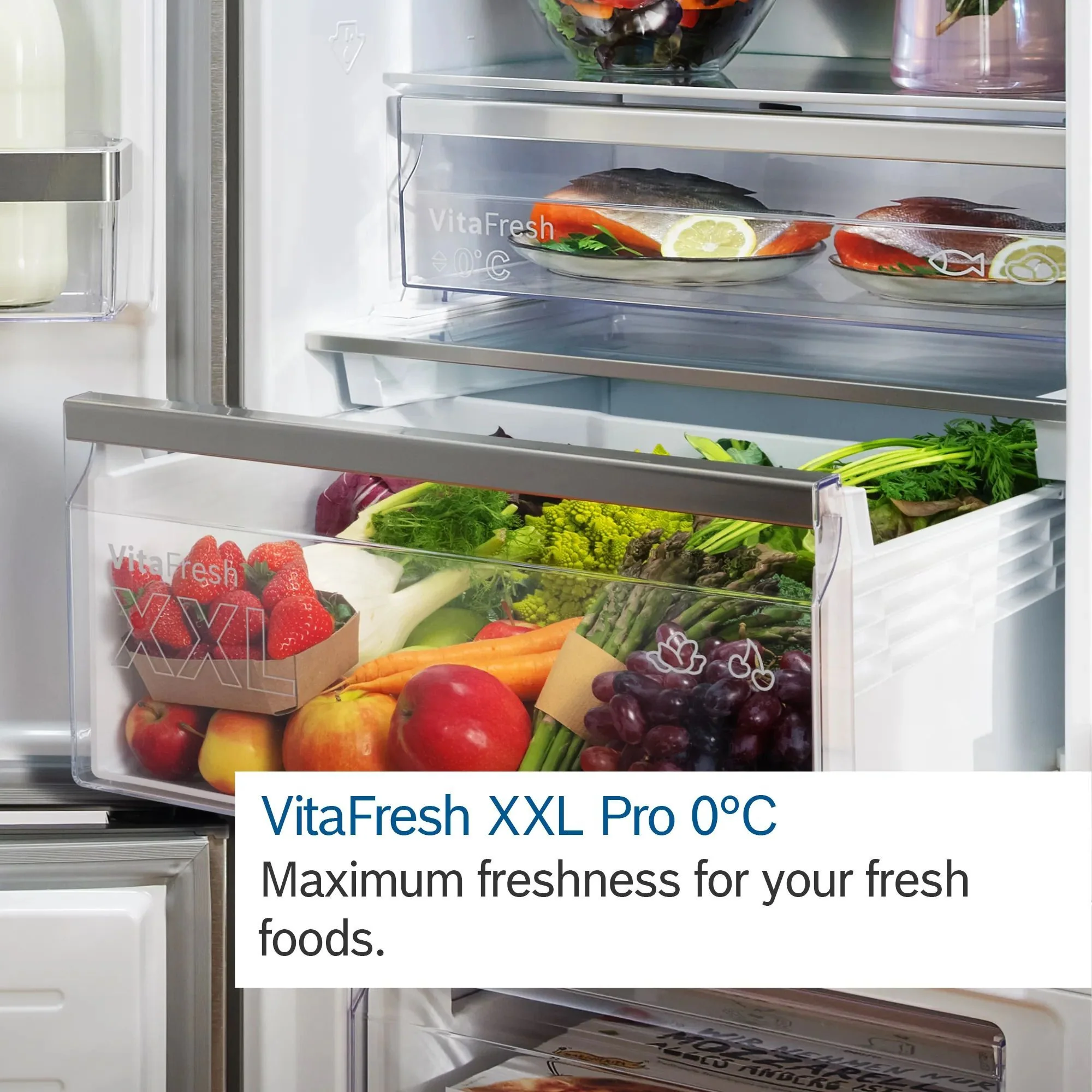 Bosch Freestanding Fridge Freezer Frost Free KGN39AWCTG - White - Image 7