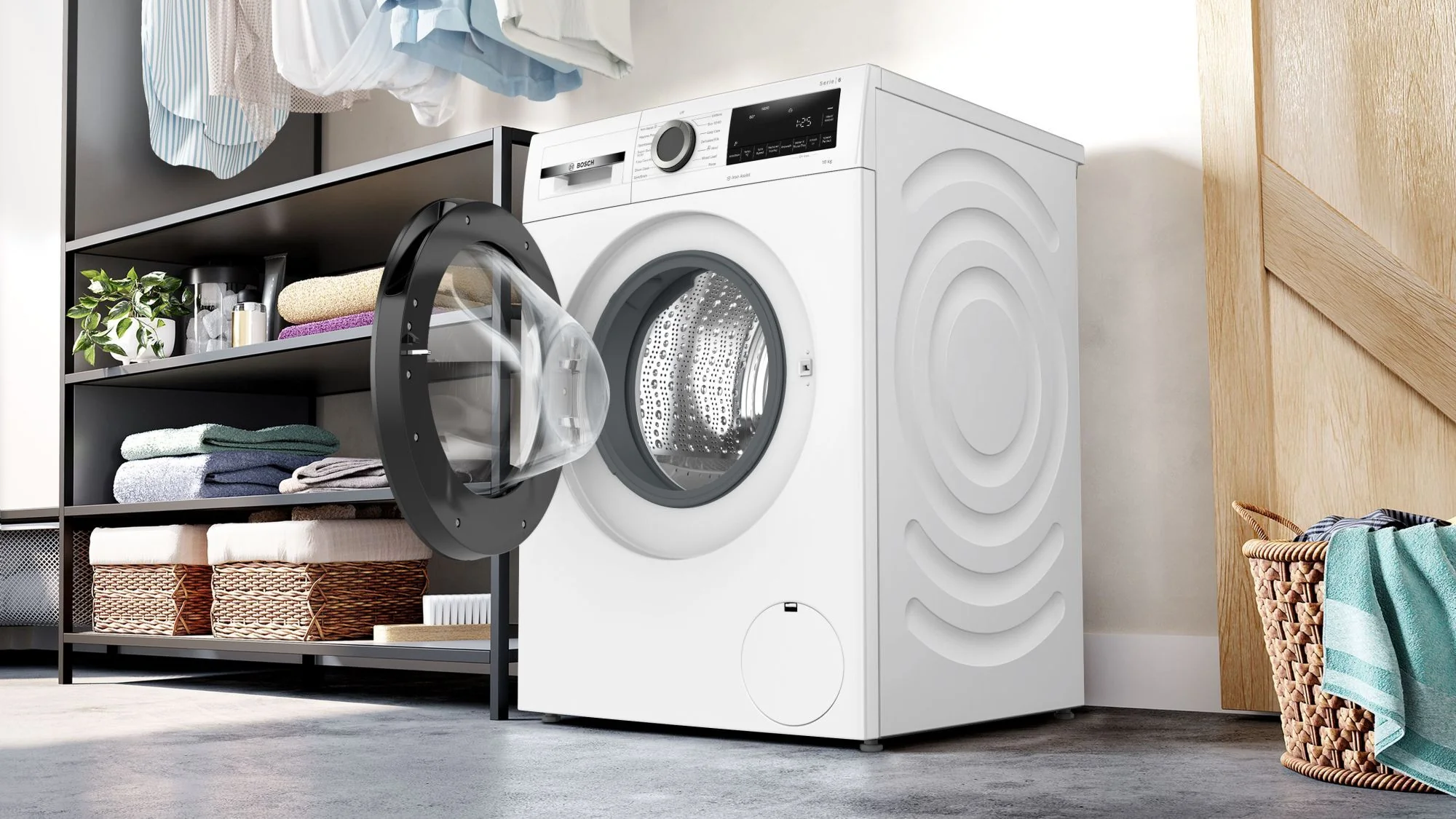 Bosch Freestanding Washing Machine WGG254Z1GB - White - Image 4