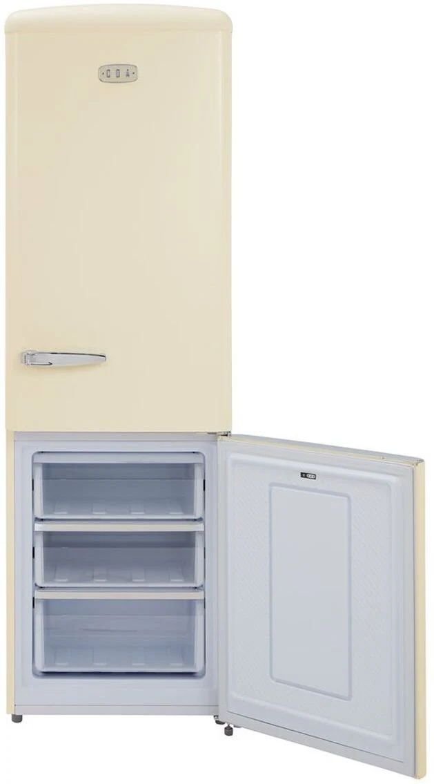 CDA Freestanding Fridge Freezer Frost Free FLORENCE-BARLEY - Barley - Image 3