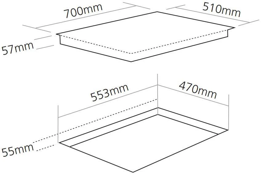 Caple Gas Hob C887G - Gunmetal - Image 5