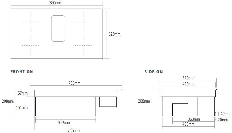 Caple Venting Hob PLASDD782BK - Black - Image 11