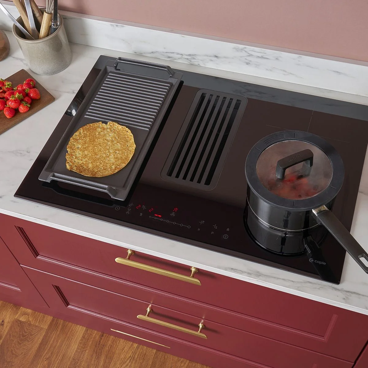 Caple Venting Hob PLASDD782BK - Black - Image 3