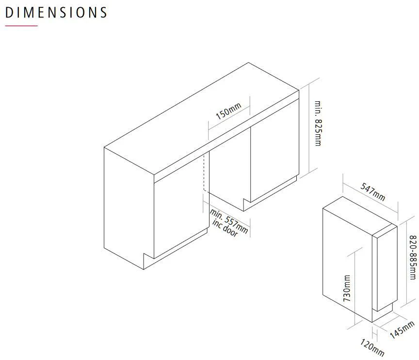 Caple Built In Wine Cooler WI158BG - Black - Image 3