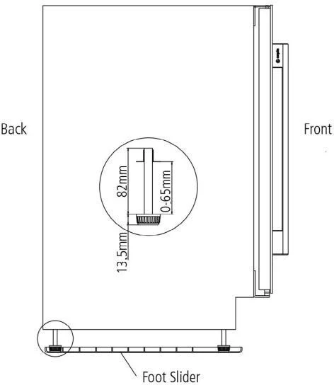 Caple Built In Wine Cooler WI6143BG - Black - Image 2