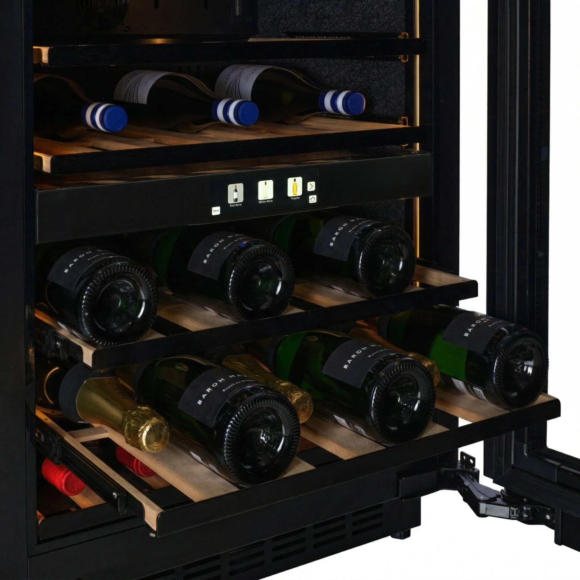 Cella Built In Wine Cooler W34B-TO - Black - Image 5