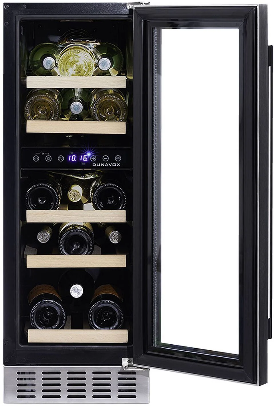Dunavox Built In Wine Cooler DAUF-17-58DSS - Stainless Steel - Image 2