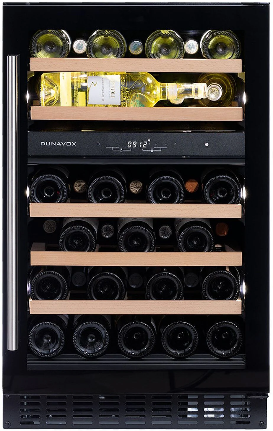 Dunavox Built In Wine Cooler DAUF-38-100DB - Black