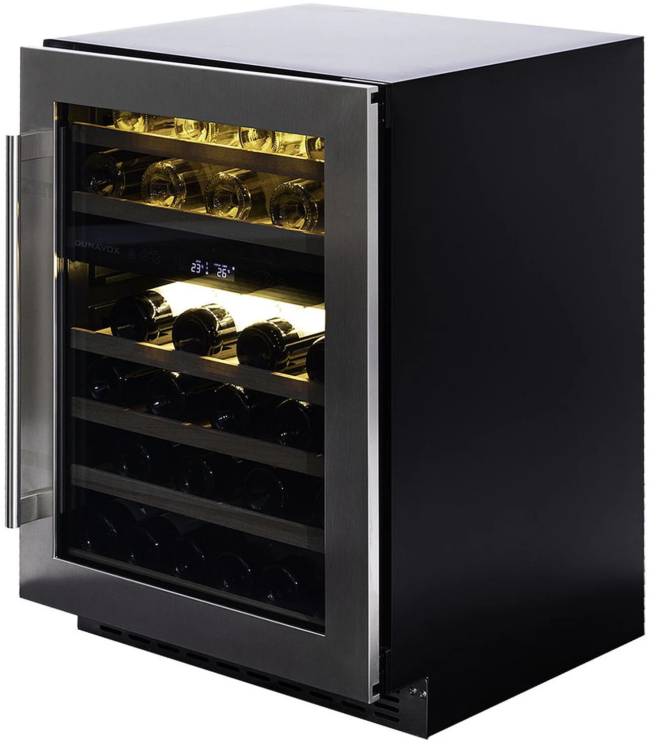 Dunavox Built In Wine Cooler DAUF-46-145SS - Stainless Steel - Image 3