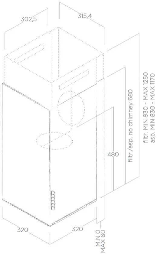 Elica Chimney Hood HAIKU-32-SS - Stainless Steel - Image 8