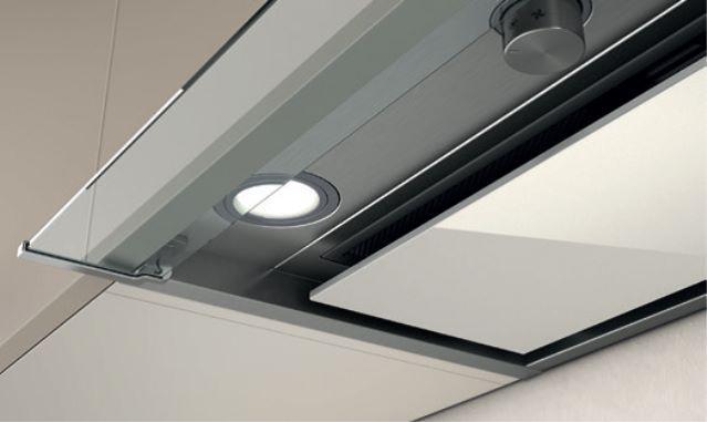 Elica Integrated Hood BOXIN-HE-120 - White Glass / Stainless Steel - Image 2